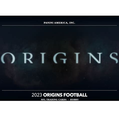 Look for limited parallels and autographs. . Panini origins football 2023 checklist